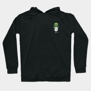 Green Alien Logo Hoodie